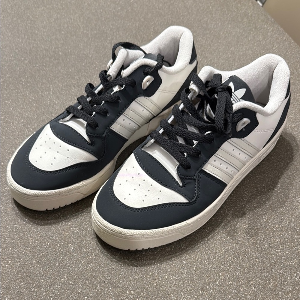 Adidas Black and White Chunky Sneakers